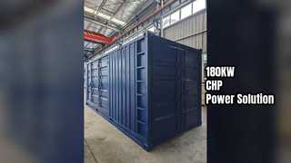 180KW天然ガスCHP発電機発電所