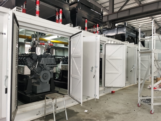 良い価格 容器型 扉 防雨 防雪 250KW 500KW 625KVA 600KVA 1MW 1000KW デュッツ天然ガス LNG CNG発電機セット オンライン