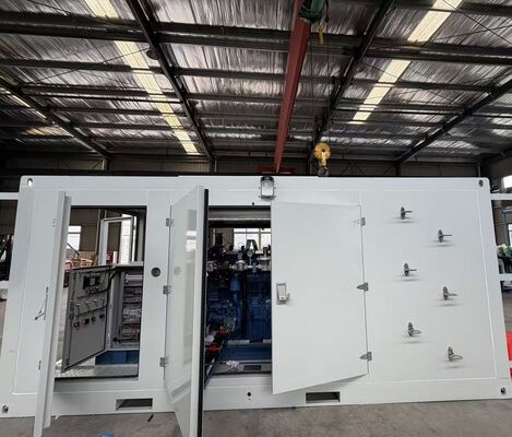 良い価格 400V ユーチャイエンジン 防雨 防音 容器式 屋外 静音 400KW 天然ガス 発電機セット オンライン