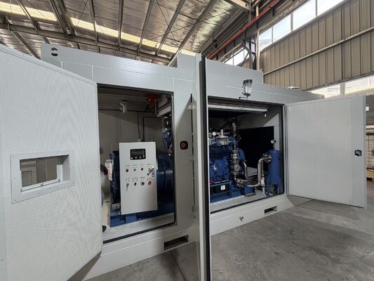 良い価格 玉柴发动机防雨隔音集装箱式户外静音300KW 400KVA 400KW 500KVA天然气发电机组 オンライン