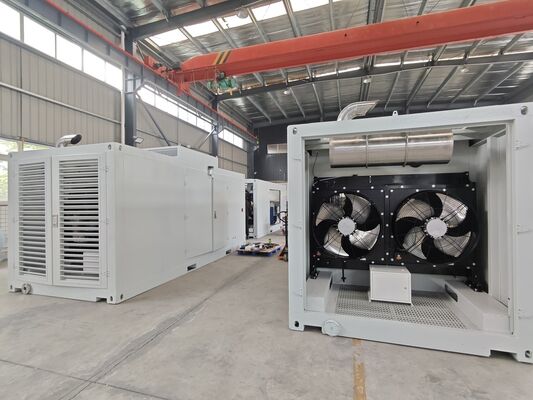良い価格 400kW 定位電源 ユチャイエンジン 天然ガス発電機 防雨防音容器セット オンライン